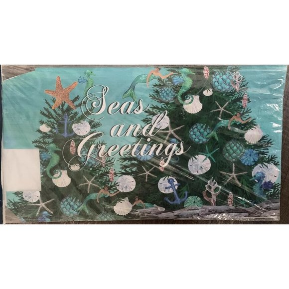 Magnetic Mailbox Cover Seashells, Ocean,Christmas Theme By Magnolia Garden NIB - Picture 7 of 8